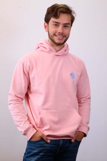 Be-Baby Pink Essential Hoodie hombre