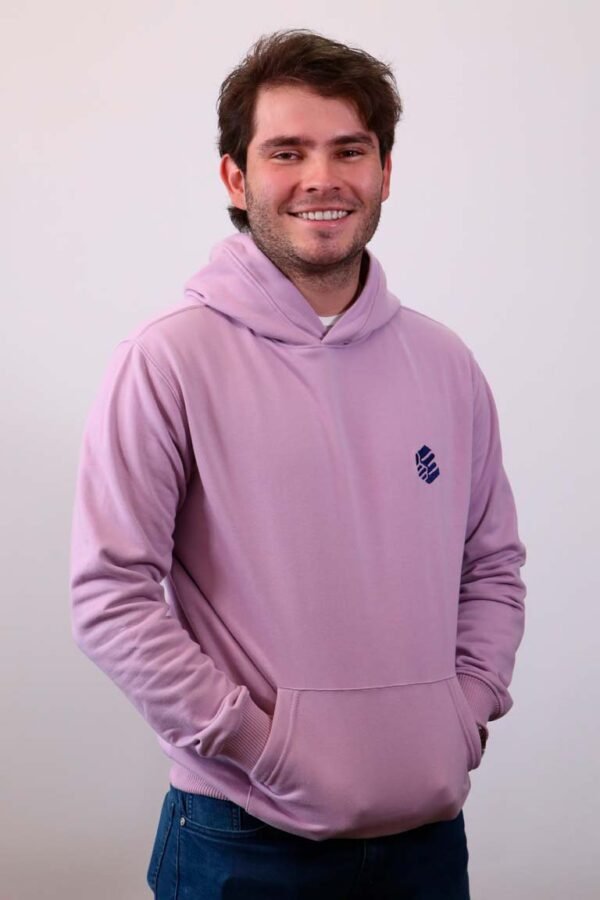 Be-Lilac Purple Essential Hoodie hombre