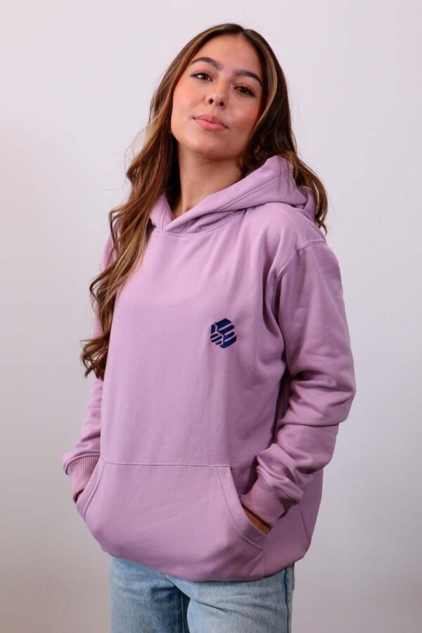 Be-Lilac Purple Essential Hoodie mujer