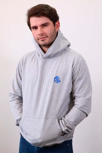 Be-Light Gray Essential Hoodie hombre